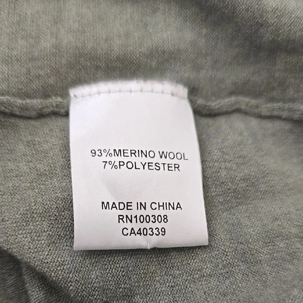 Peter Millar Wool, Green Crewneck Sweater,‎  Relaxed Fit XXL